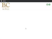 Tablet Screenshot of bcwines.co.za